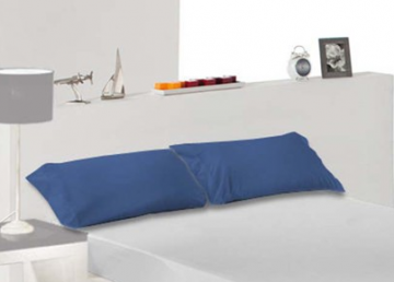 Tencel kussensloop blauw 90 x 40 cm mash tencel anil 90 x 40 cm