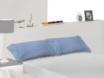 Tencel kussensloop licht blauw 75 x 40 cm mash tencel celeste  75 x 40 cm