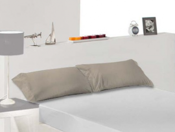 Tencel kussensloop taupe 80 x 40 cm mash tencel arena  80 x 40 cm